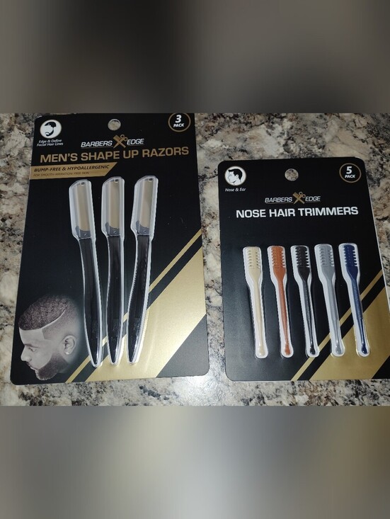 barbers edge Other - Barbers Edge Grooming Set – Men's Shape Up Razors & Nose Hair Trimmers (NWT)
